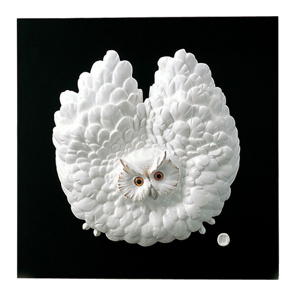 楽天市場】ノリタケ 〜Noritake〜陶額 “フクロウ拡翼”【受注生産品