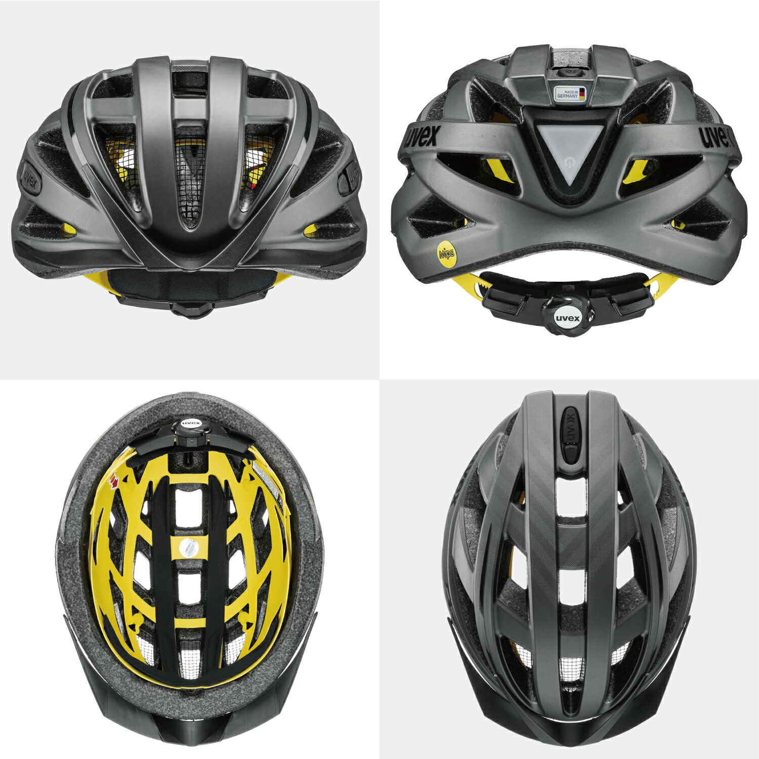 楽天市場】uvex ウベックス 自転車 ヘルメット ドイツ製 MIPS搭載 LED