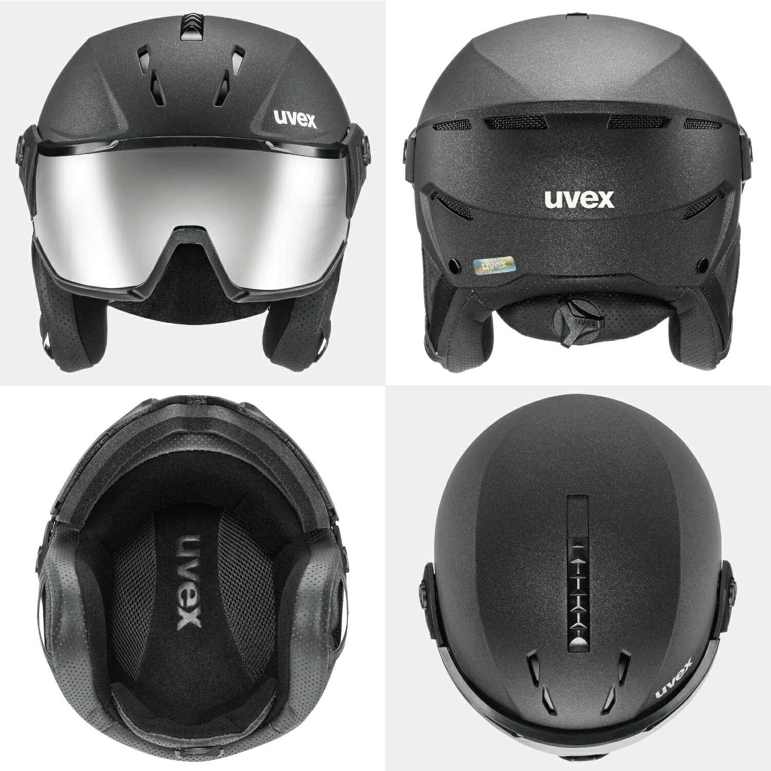 楽天市場】uvex ウベックス スキースノーボード バイザーヘルメット