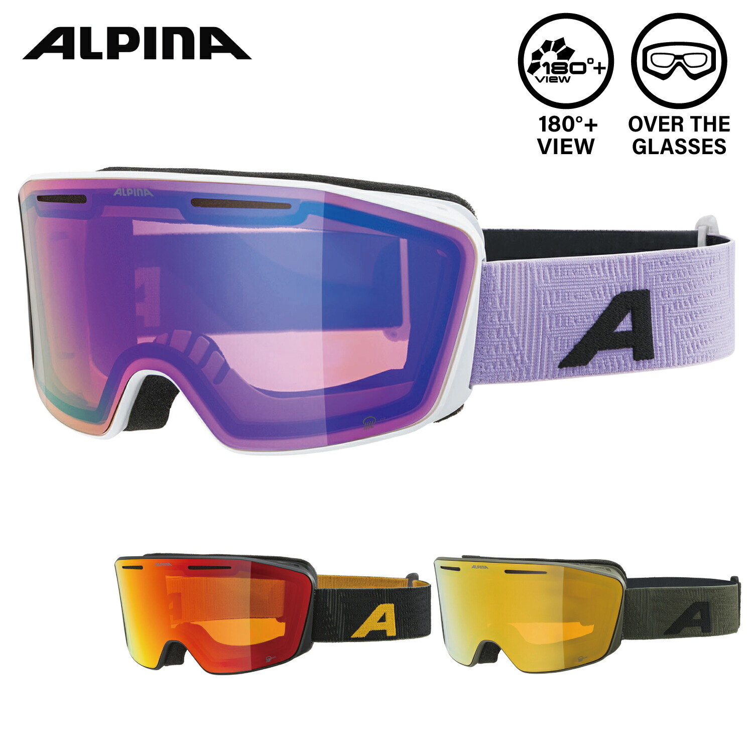 楽天市場】ALPINA アルピナ スキー スノーボード ゴーグル ユニ