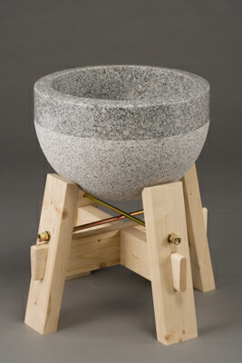 楽天市場】石臼 3升用 【餅つき臼・御影石製】 : 梅沢木材工芸社