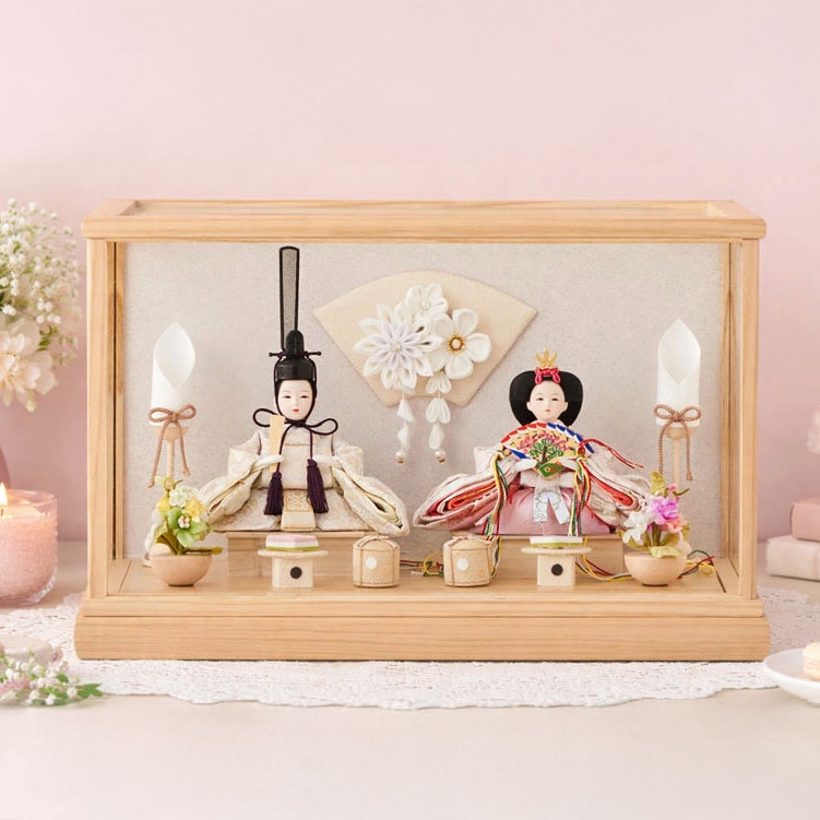 楽天市場】【販売開始と同時に1位獲得】雛人形 コンパクト ケース飾り