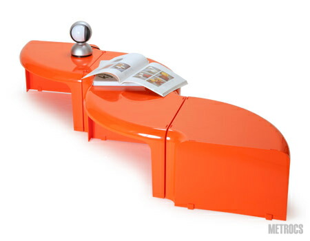 中古品 クアトロクアルティ Quattro Quarti メトロクス 丸テーブル B