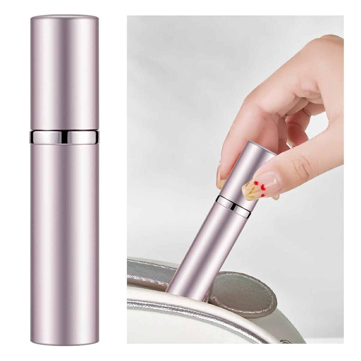 楽天市場】アトマイザー 【ワンタッチ補充・持ち運び便利】 香水