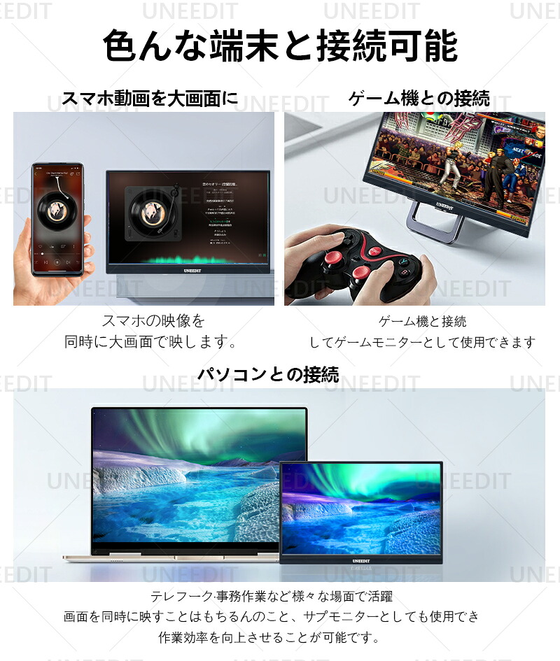 楽天市場】【500円OFFクーポン配布中】モバイルモニター 15.6 インチ