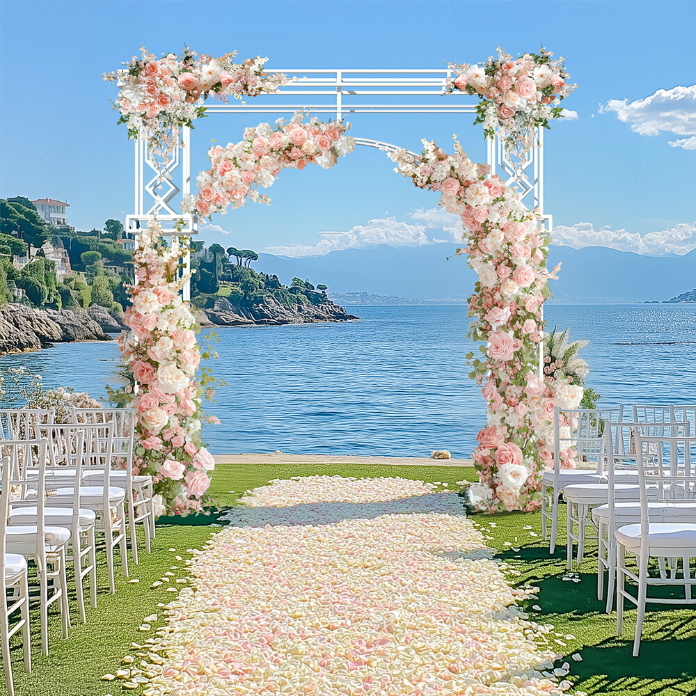 楽天市場】【在庫一掃！】UNHO フラワーアーチ 結婚式 ガーデンアーチ