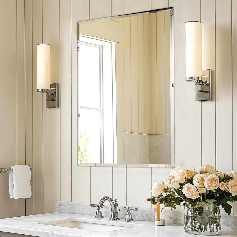 楽天市場】【在庫一掃！】UNHO 鏡 浴室 壁掛け 風呂 おしゃれ ミラー