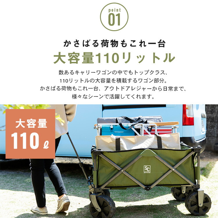 楽天市場】アウトドアワゴン テーブル セット キャリーワゴン