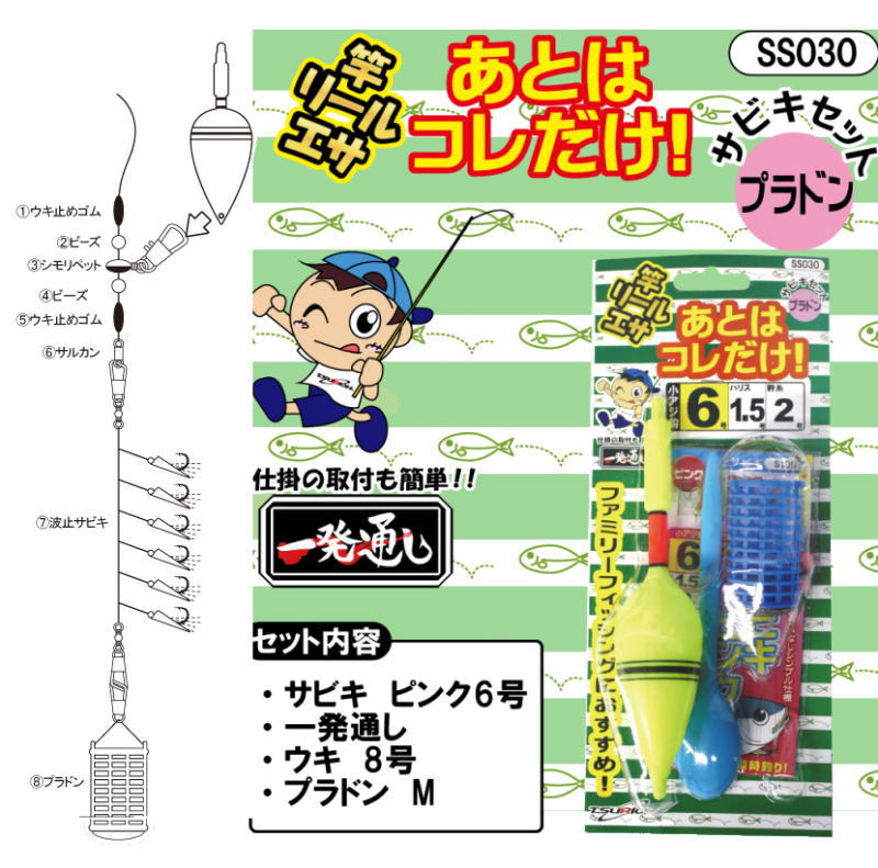 楽天市場】サビキ釣りセット 180 万能 コンパクトロッド と 糸付リール