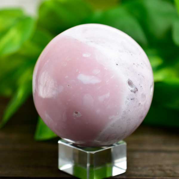 楽天市場】ピンクオパール 丸玉 スフィア 置物【ペルー産】【約54.7mm