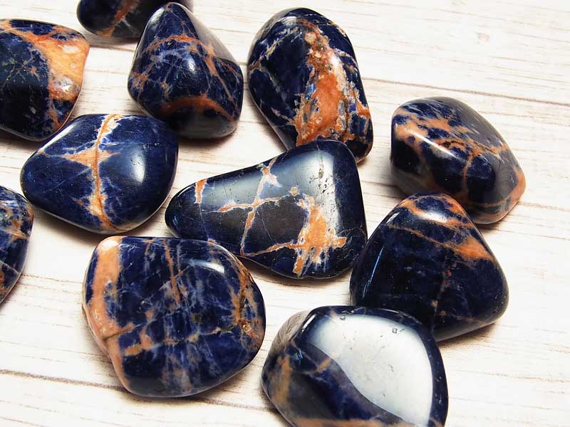 楽天市場】ソーダライト サンセットソーダライト タンブル 磨き石