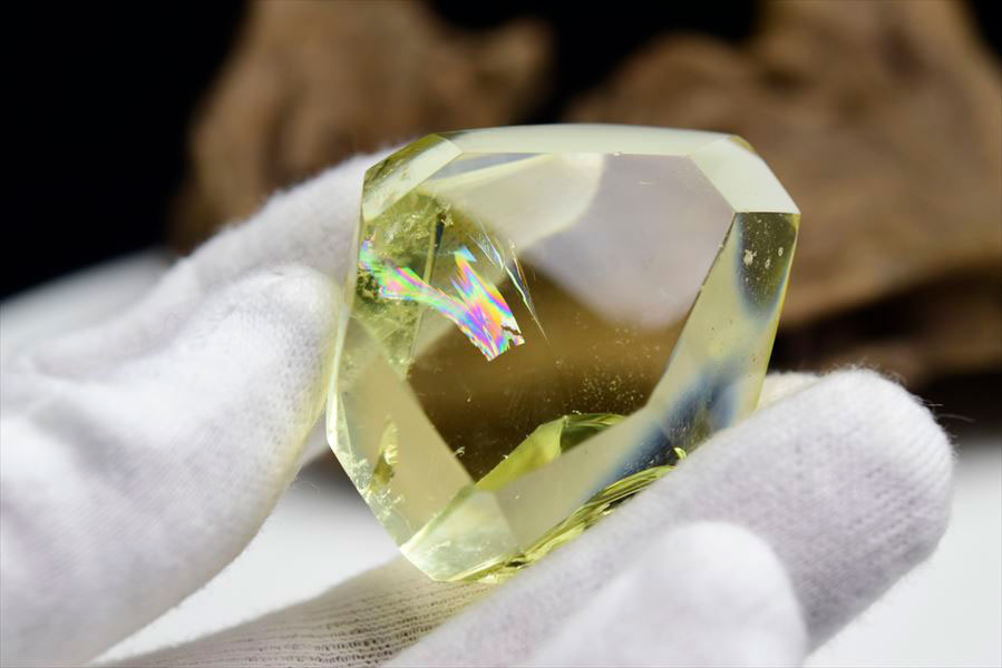 楽天市場】虹入り シトリン 不定形タンブル 黄水晶□ブラジル産