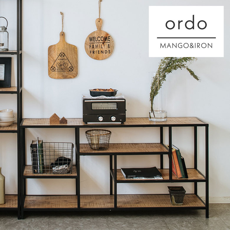 楽天市場】シェルフ 棚 木製 アイアンラック スチールラック オープン