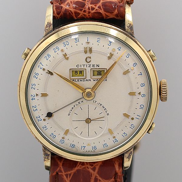 楽天市場】デッドストック級 稼働 シチズン トリプルカレンダー