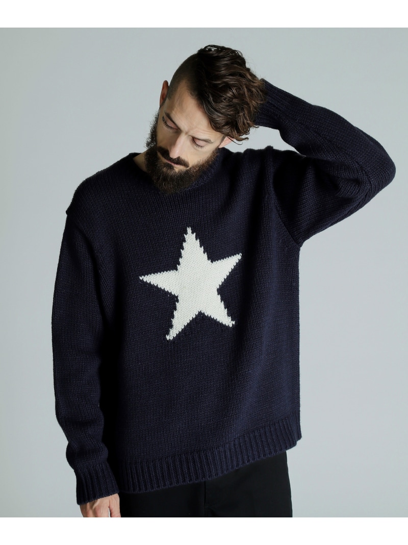楽天市場】CREW KNIT STAR/クルーネックニット スター Schott ショット