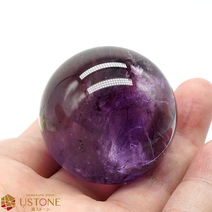 楽天市場】【10％OFF】アメジスト 丸玉 バイーア産 原石 AAA 45mm