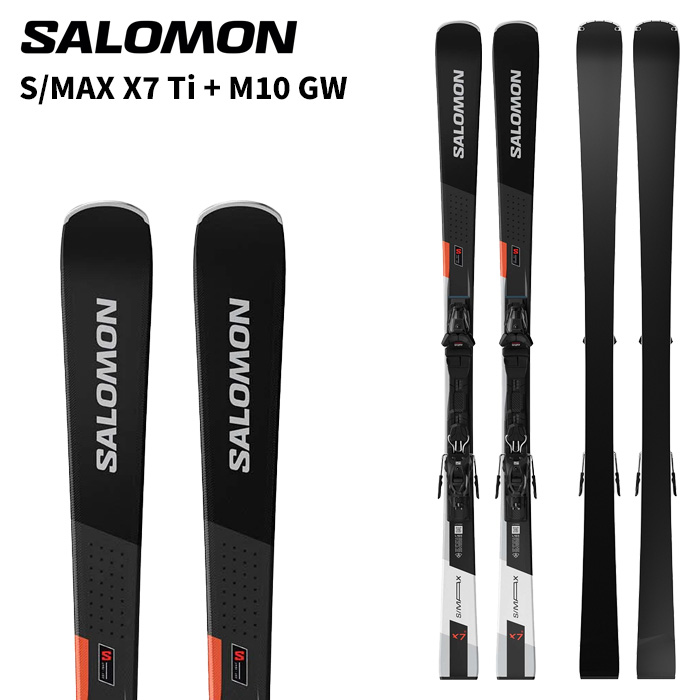 楽天市場】SALOMON サロモン スキー板 S/MAX X7 Ti + M10 GW