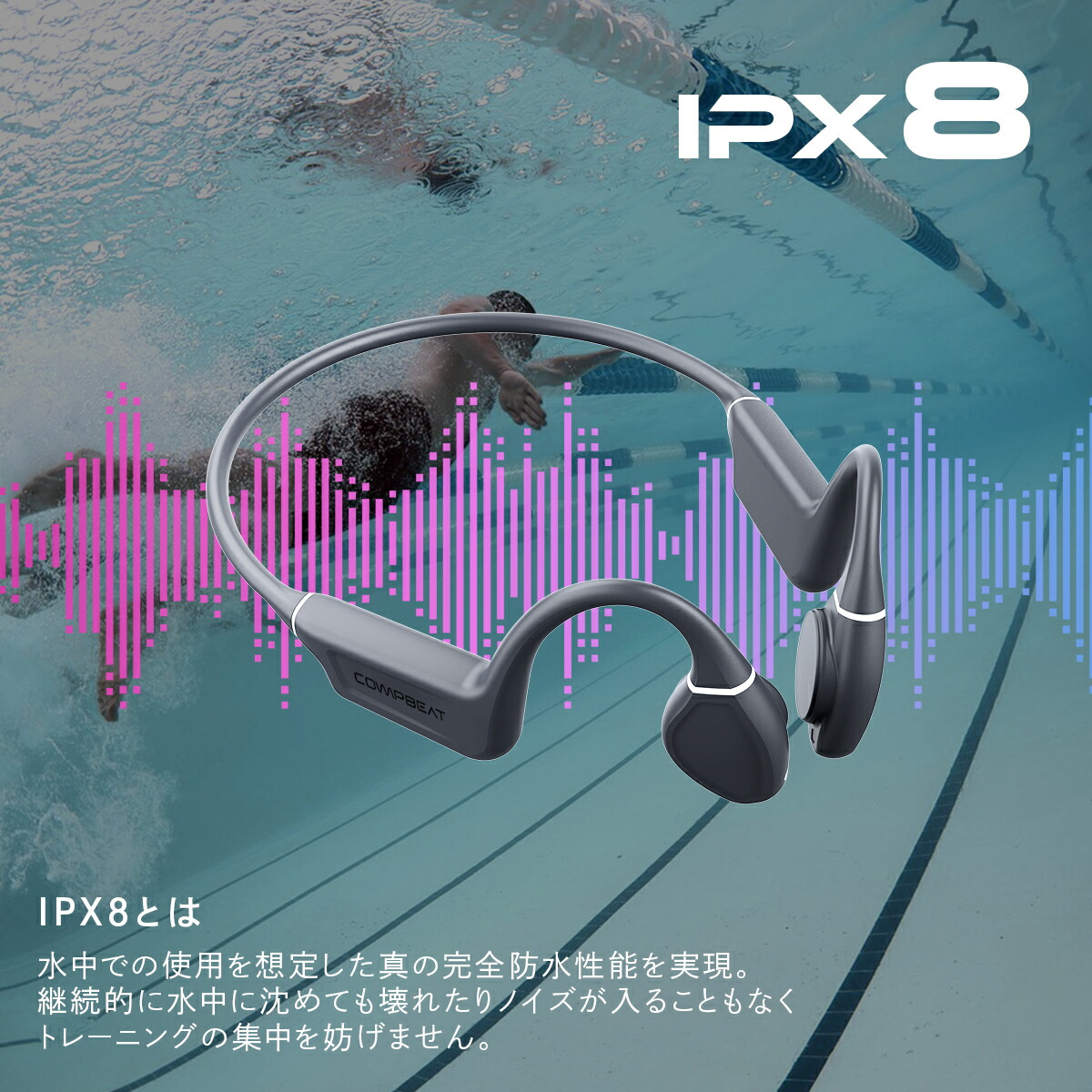楽天市場】【アスリート用二刀流イヤホン】COMPBEAT ATHLETE 骨伝導
