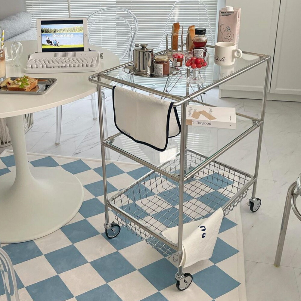 楽天市場】O'gre オグレ モジュール家具3段トロリー 韓国インテリア