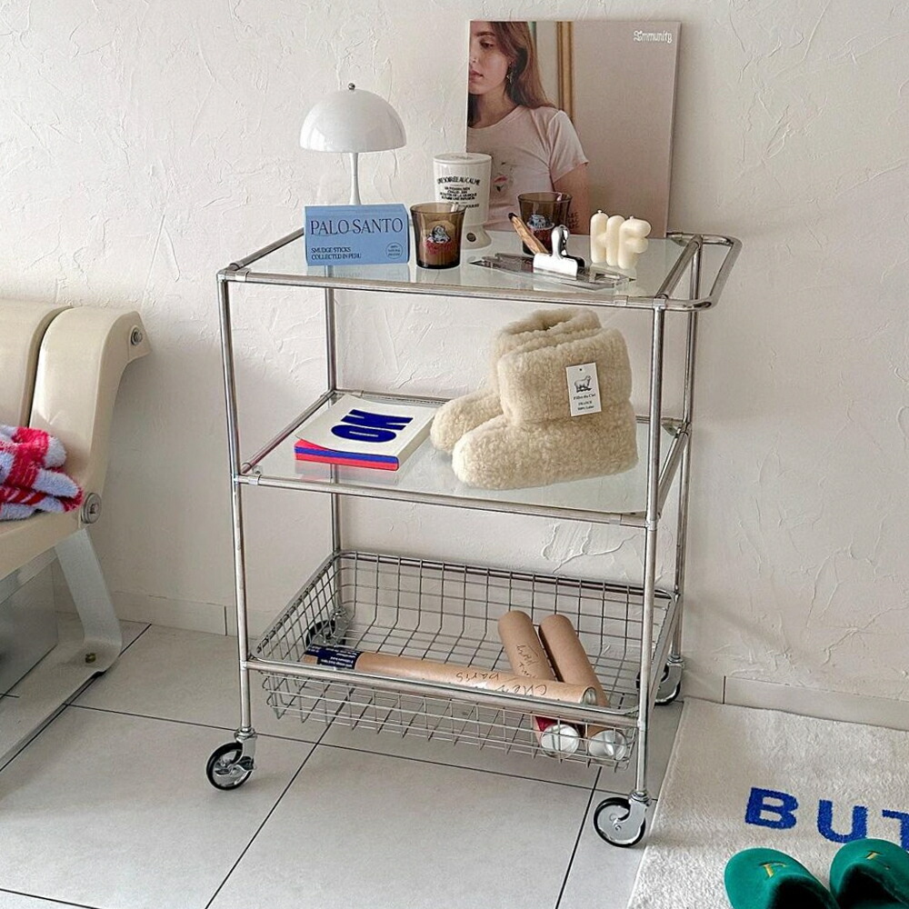 楽天市場】O'gre オグレ モジュール家具3段トロリー 韓国インテリア