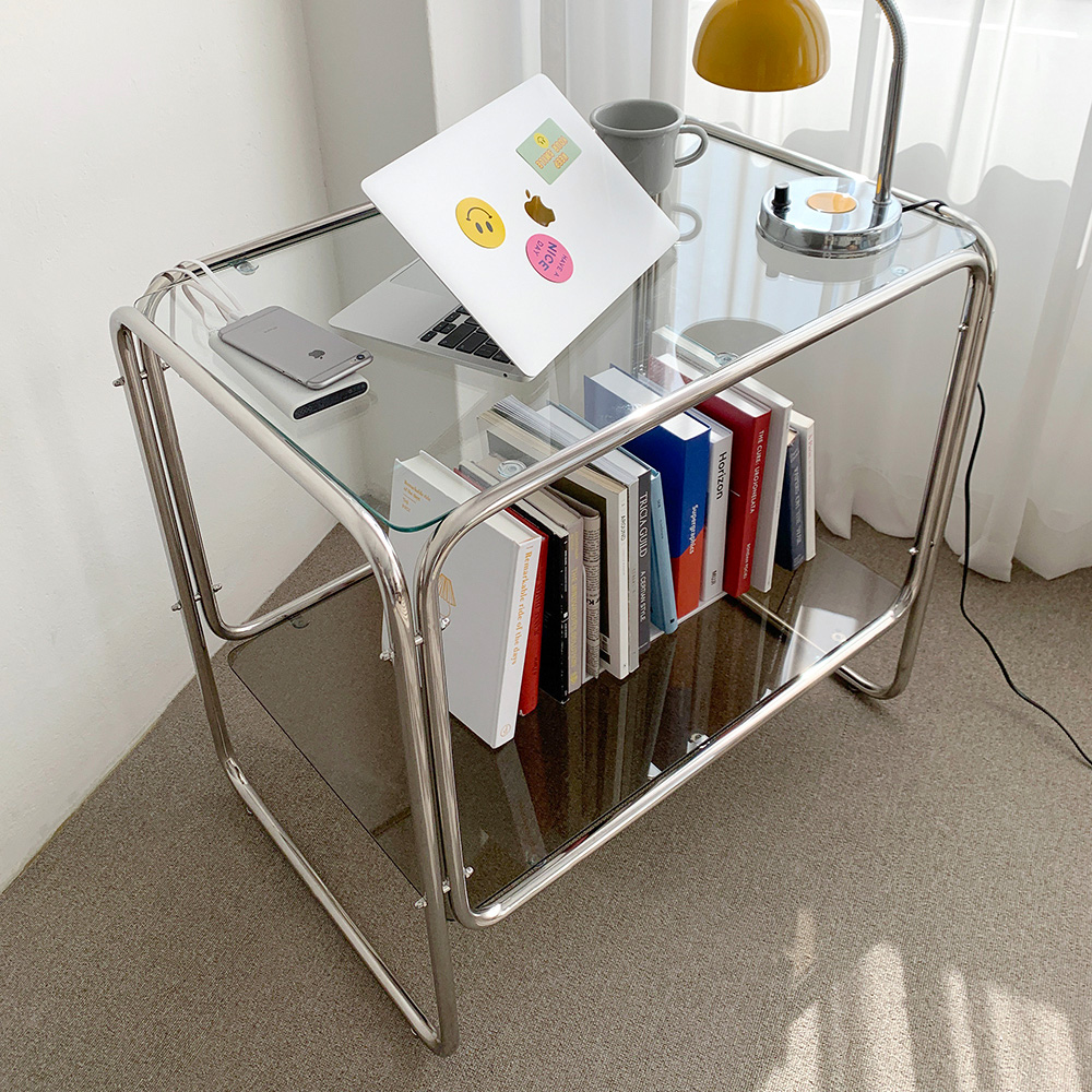 楽天市場】VAMIR バミル ステンレス2段テーブル 韓国インテリア 幅50cm