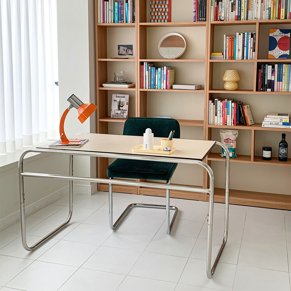 楽天市場】O'gre オグレ ステンレスバンディングオフィステーブル 韓国