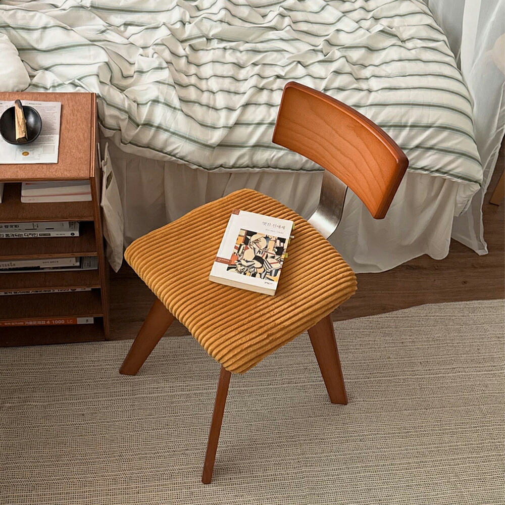 楽天市場】VAMIR バミル キャラメルコーデュロイチェア 韓国インテリア