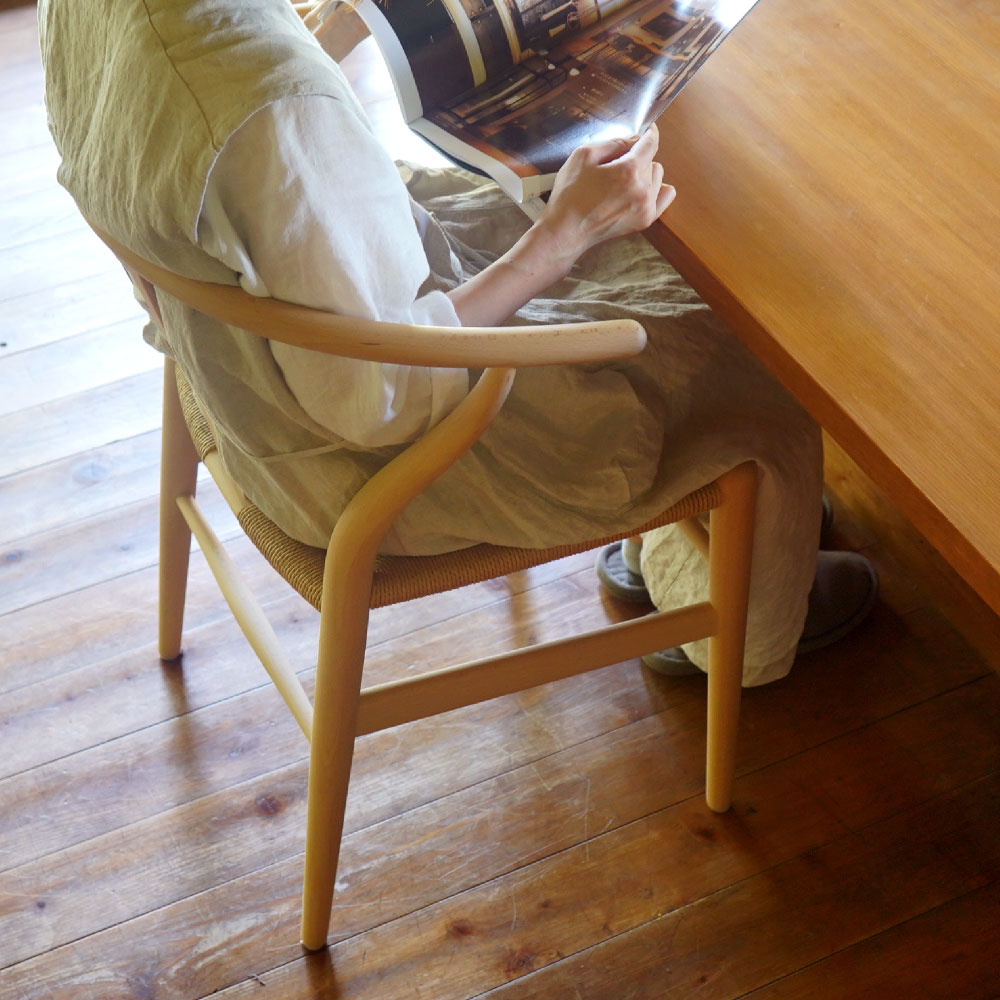 楽天市場】Yチェア ビーチ ソープフィニッシュ 45cm／43cm【Yチェア