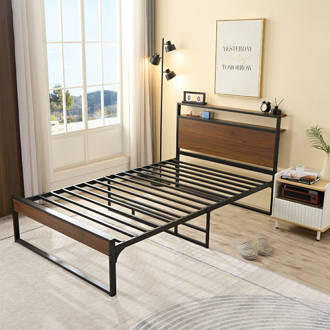 楽天市場】【全品15％OFFクーポン】ベッド ベッドフレーム 1年保証
