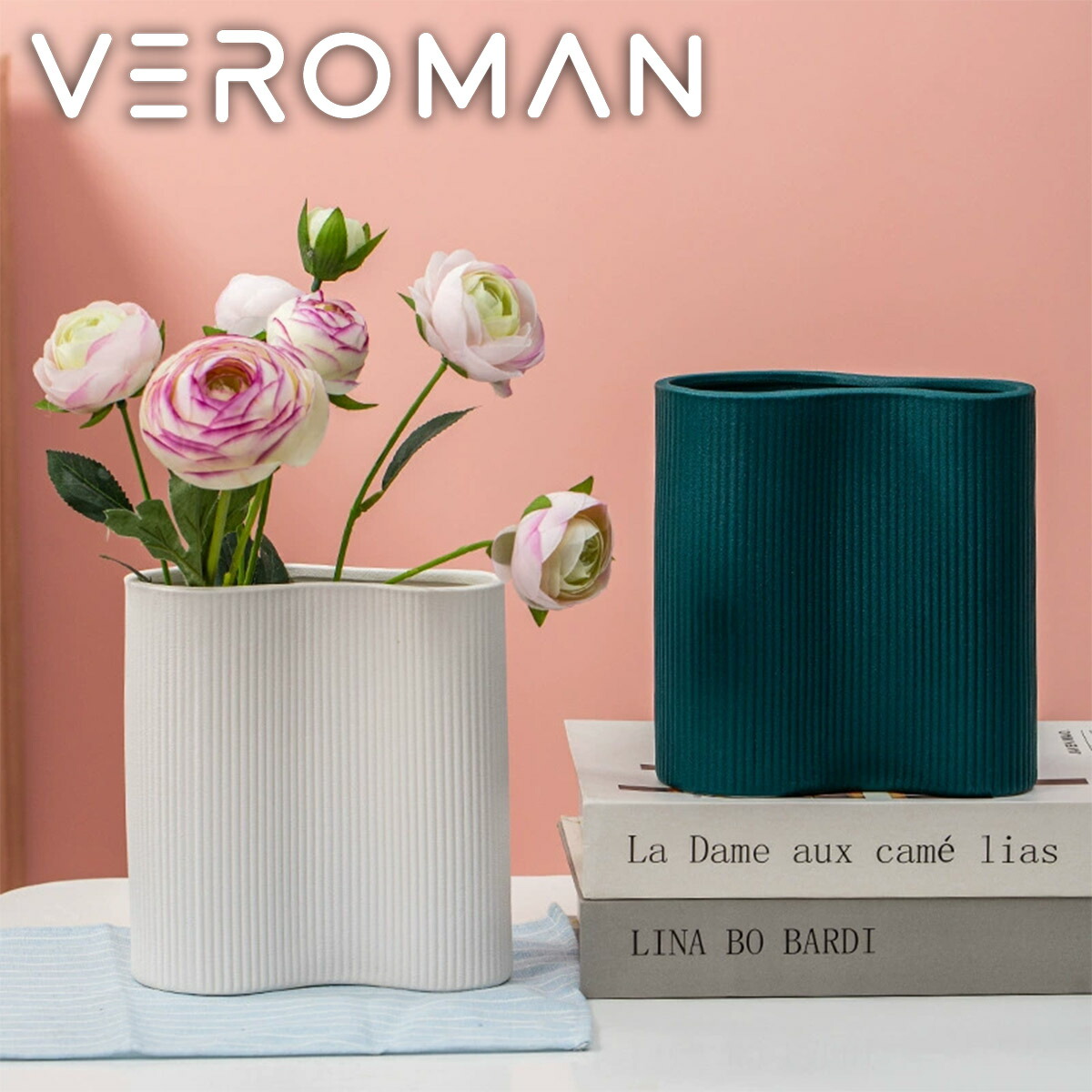 楽天市場】[小] VeroMan セラミックス花瓶 一輪挿し 花 陶器 出窓