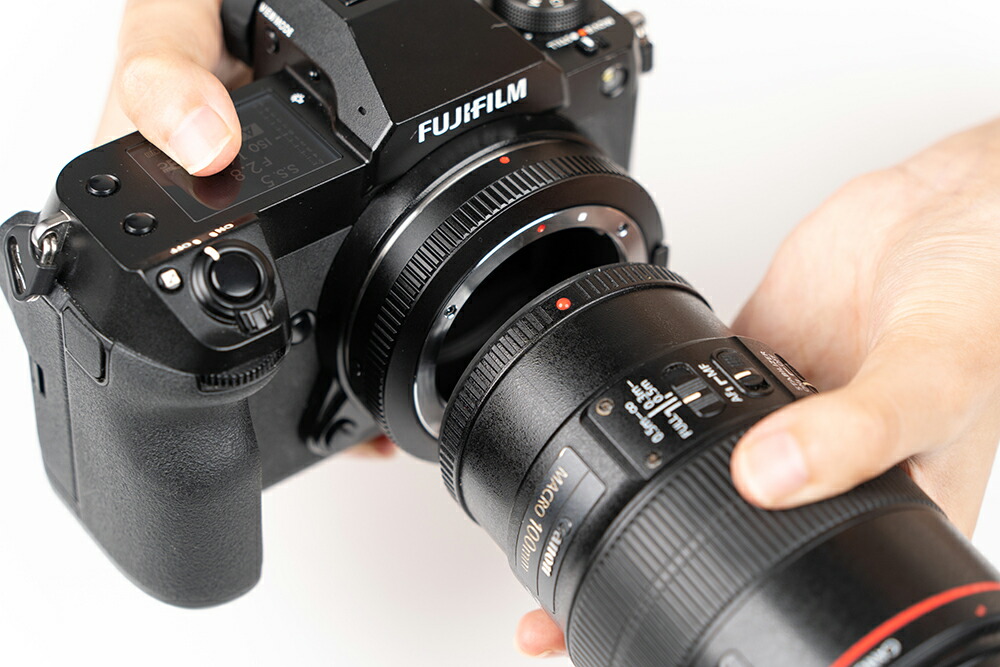 楽天市場】VILTROX EF-GFX PRO カメラレンズマウントアダプター オート