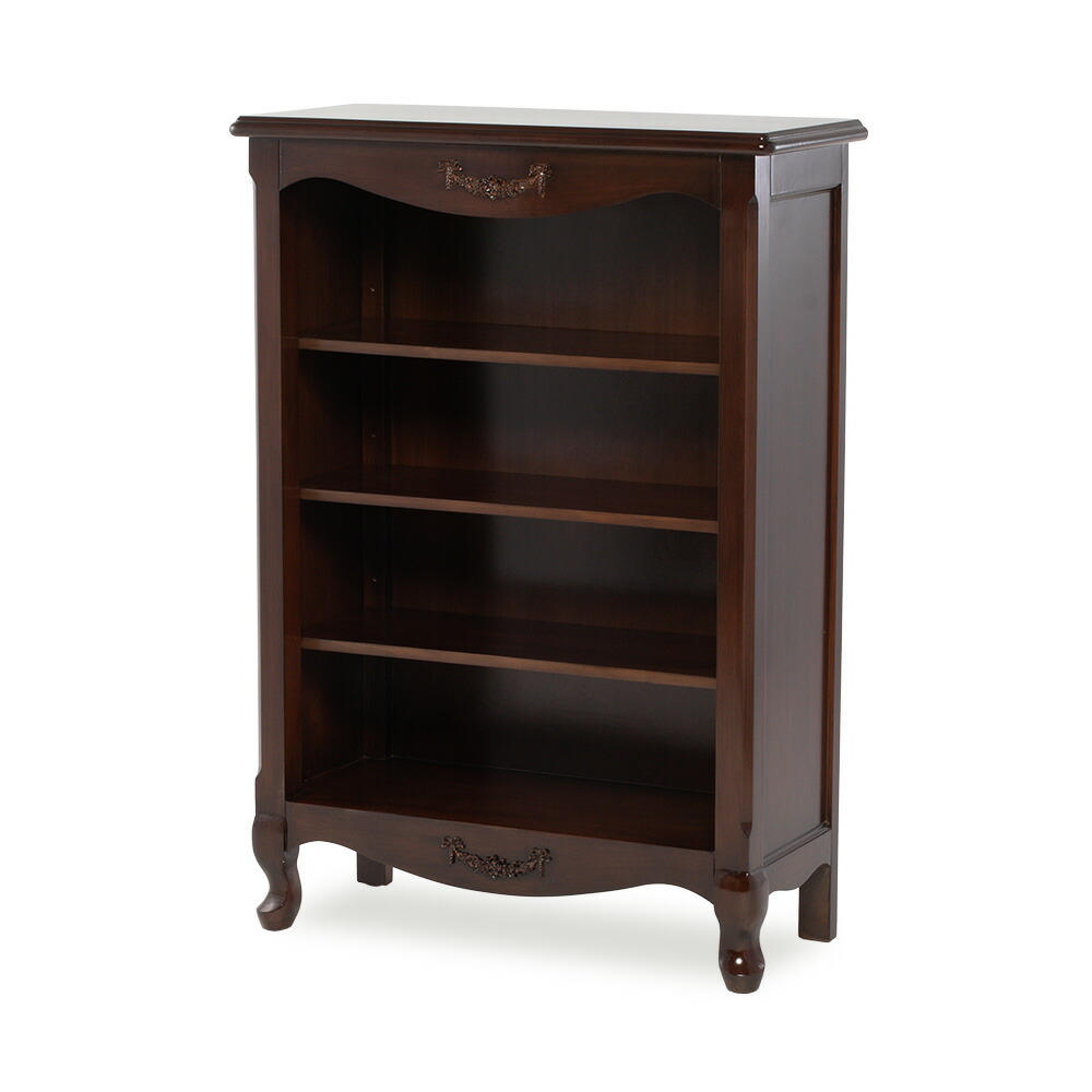 楽天市場】ロココ調家具 ブックケース アンティーク 本棚 飾り棚