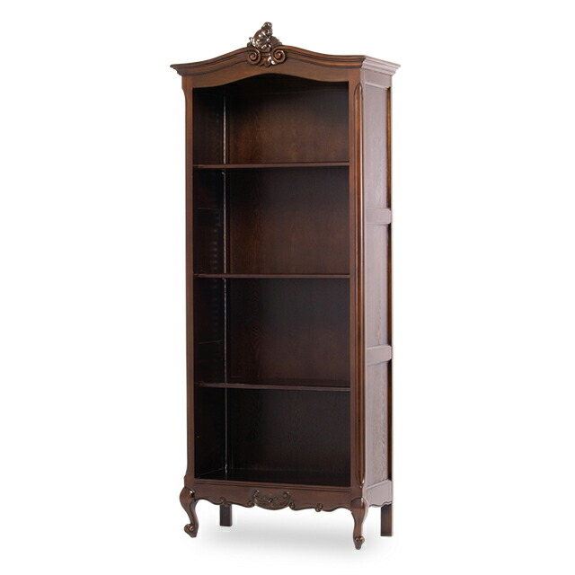楽天市場】ロココ調家具 ブックケース アンティーク 本棚 飾り棚