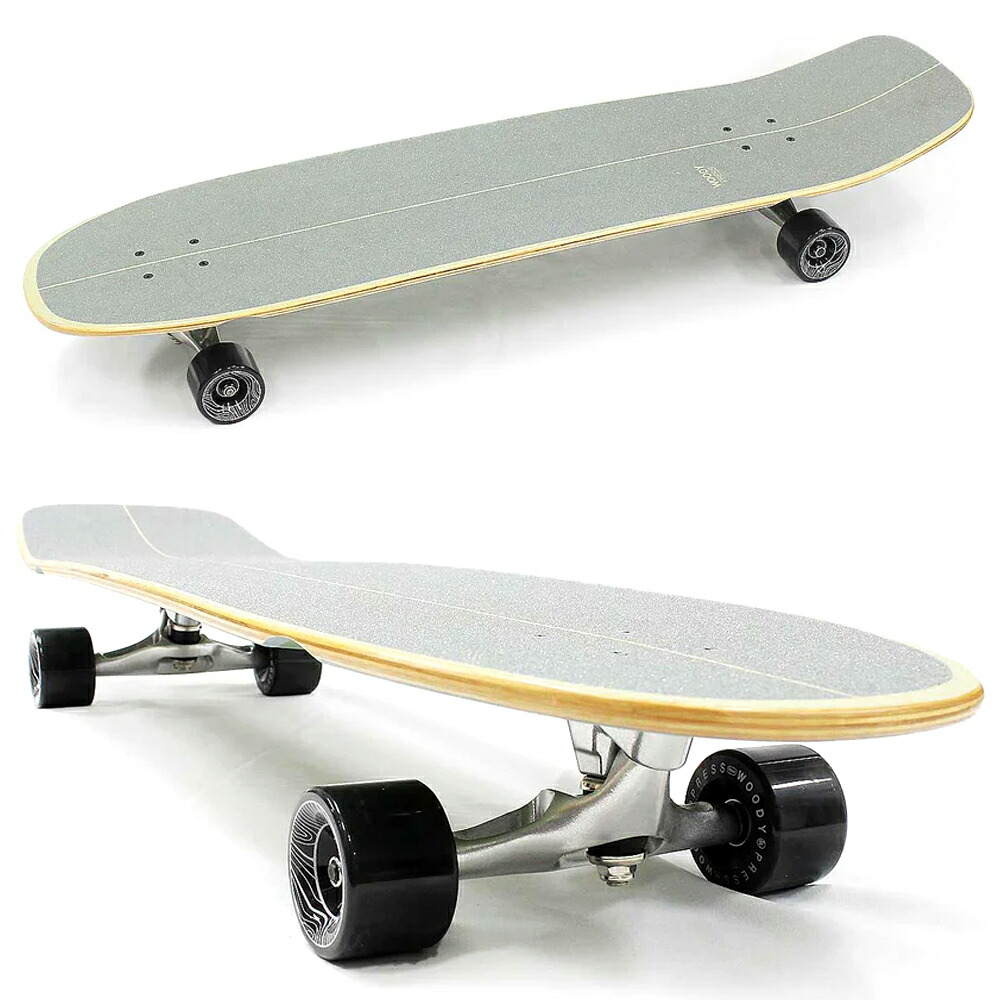 楽天市場】サーフスケート ボード WOODY PRESS 39インチ カービング