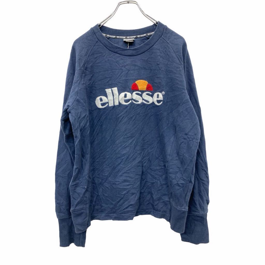 楽天市場】【中古】【古着】 ellesse ロゴ スウェット トレーナー L
