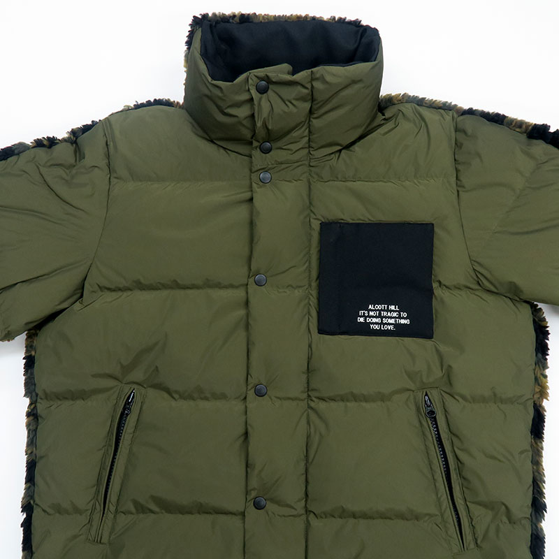 楽天市場】アルコット ヒル ダウンジャケット LL サイズ モスグリーン