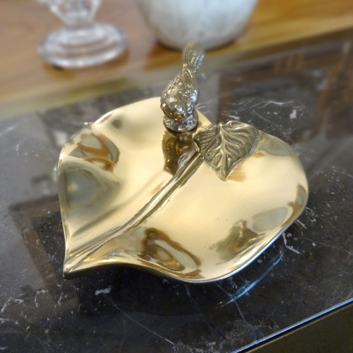 楽天市場】トレイ トレー プレート お皿 真鍮製 アンティークゴールド