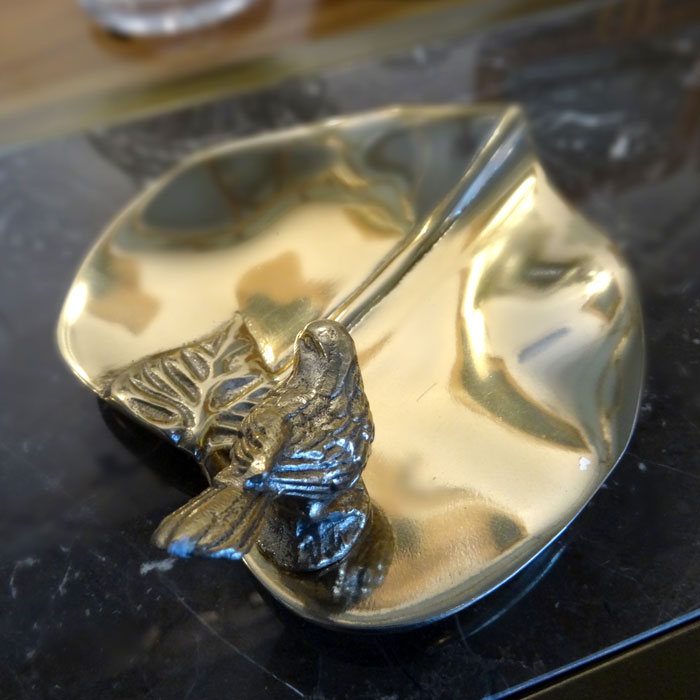 楽天市場】トレイ トレー プレート お皿 真鍮製 アンティークゴールド