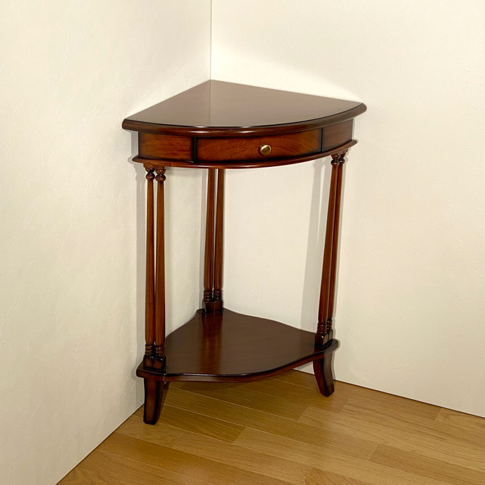 楽天市場】コーナーテーブル サイドテーブル コーナー用 コンソール