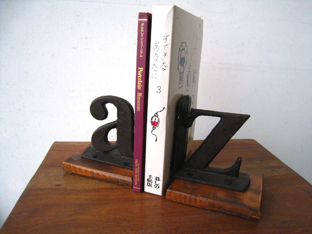 楽天市場】本立てブックエンドアイアンブックスタンドおしゃれ
