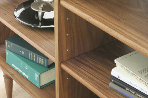 楽天市場】オープンシェルフ おしゃれ 木製 天然木 ウォールナット 幅