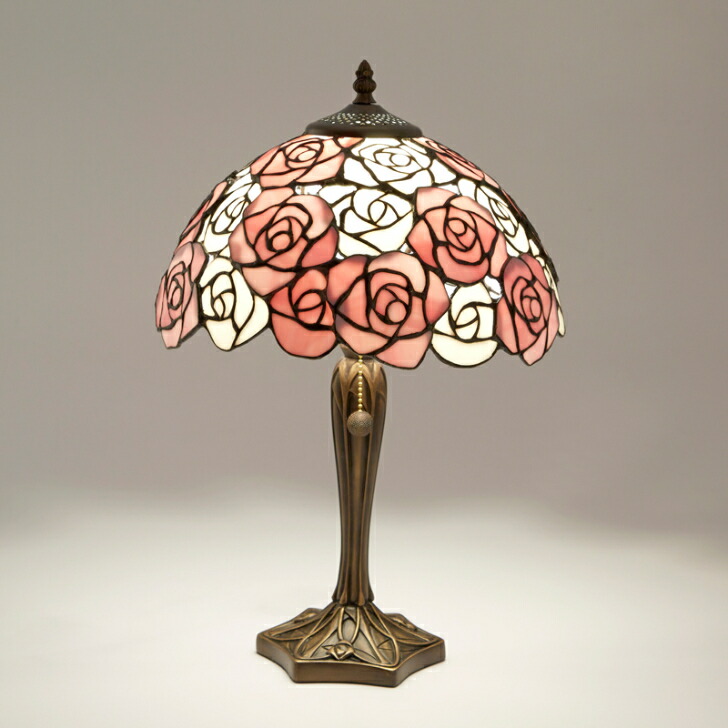 楽天市場】ステンドグラス ランプ ステンドランプ バラ 薔薇 ローズ