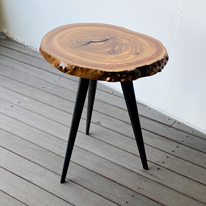 楽天市場】サイドテーブル コーヒーテーブル 一枚板 輪切り 赤楠 楠