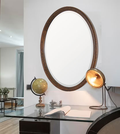 楽天市場】壁掛けミラー 鏡 ミラー 木製フレーム 日本製 フレンチ