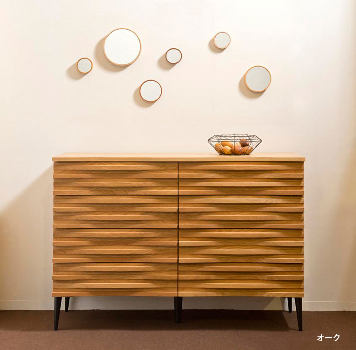 楽天市場】リビングボード サイドボード おしゃれ ウォールナット