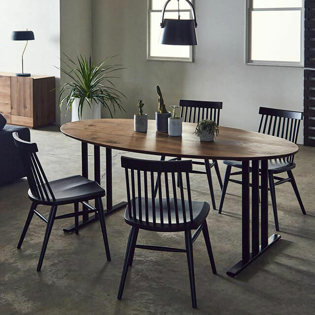 楽天市場】ダイニングチェア ウィンザーチェア ブラック 黒 モダン