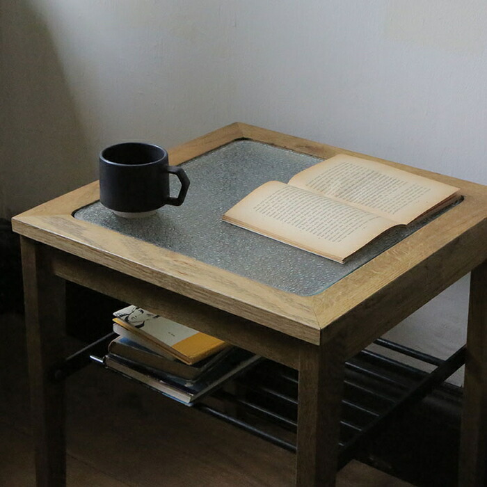 楽天市場】サイドテーブル オーク カフェテーブル アンティーク風