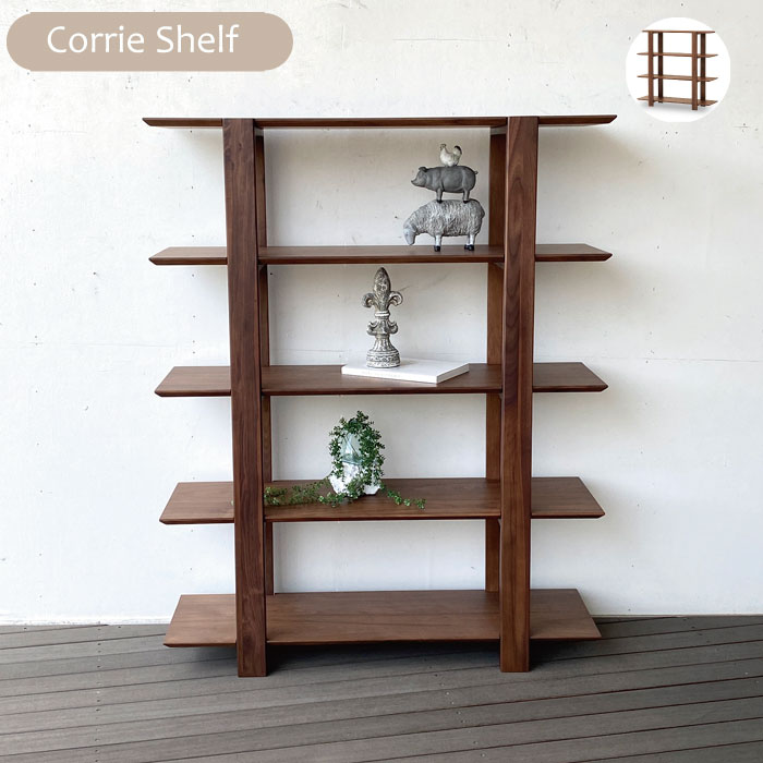 楽天市場】オープンシェルフ 幅120 オープンラック 木製ラック 北欧