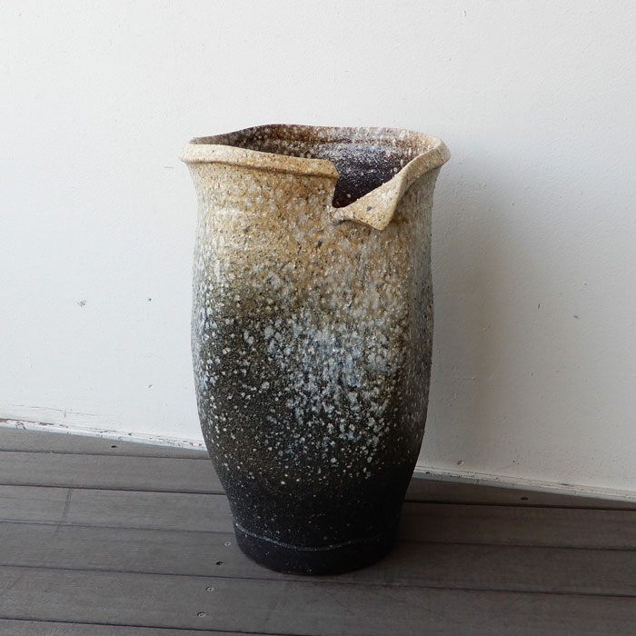 楽天市場】傘立て 陶器 直径30×高さ49cm 信楽焼 壺型 傘立て陶器 傘立