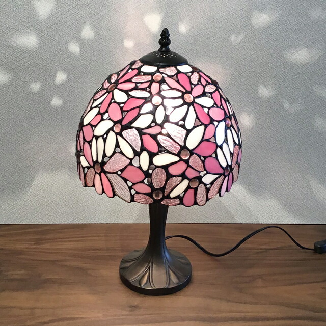 楽天市場】ステンドグラス ランプ ステンドランプ おしゃれ 花柄